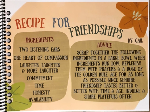 Recipe for Friendships