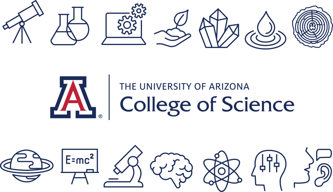College of Science logo with department icons
