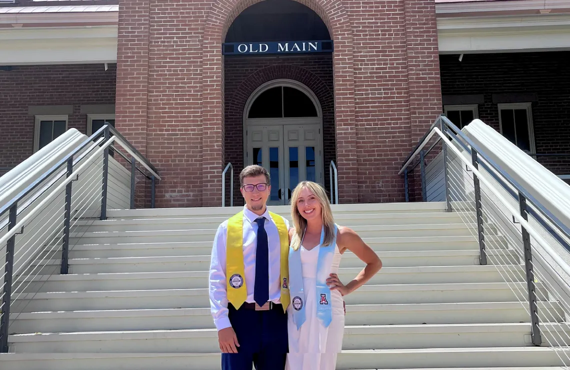 Alum Lauren and Jared