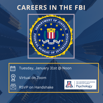 Event - Flyer - Careers in FBI - January 31st