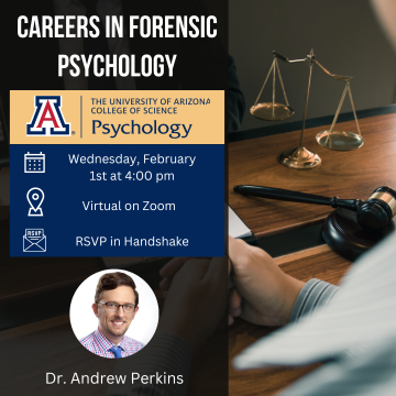 Event - Flyer - Careers in Forensic Psychology - February 1st 2023