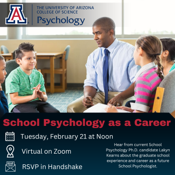 Event - Flyer - Careers in School Psychology - February 21st