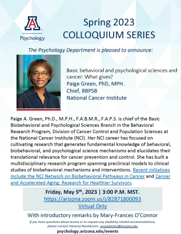 Event - Colloquium - Green - Sciences and Cancer