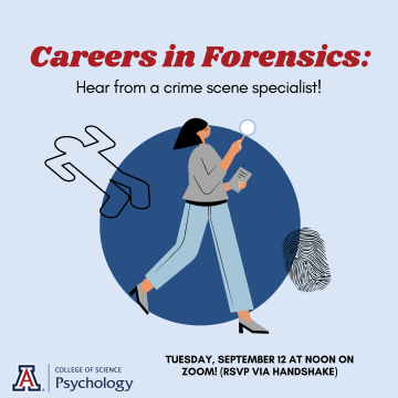 Sept. 12 Careers in Forensics Event