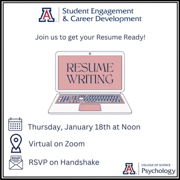 Spring 2024 Resume Writing!