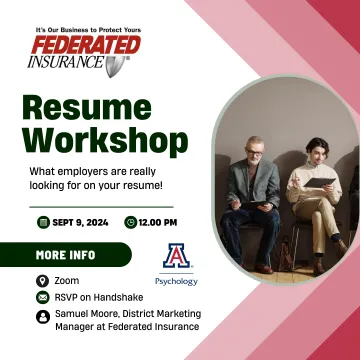 Resume Workshop with Federated Insurance Fall 2024