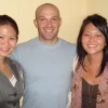 Dr. Dave Sbarra with then graduate students Dr. Rita Law and Dr. Lauren Lee